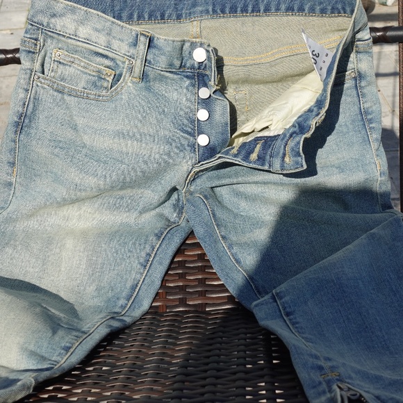 MNML.LA LIGHT BLUE JEANS 30W 34L - Picture 5 of 8